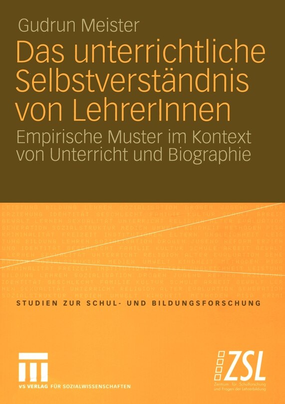Couverture_Das unterrichtliche Selbstverständnis von LehrerInnen