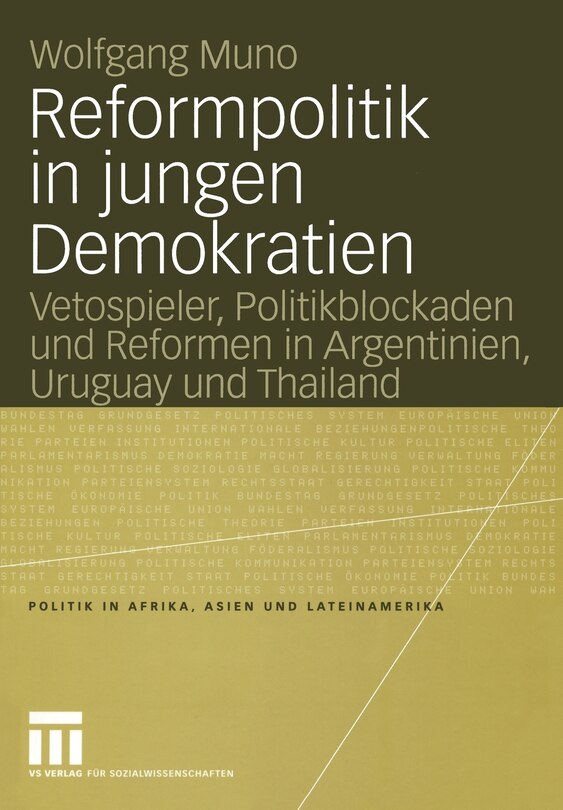 Front cover_Reformpolitik in jungen Demokratien