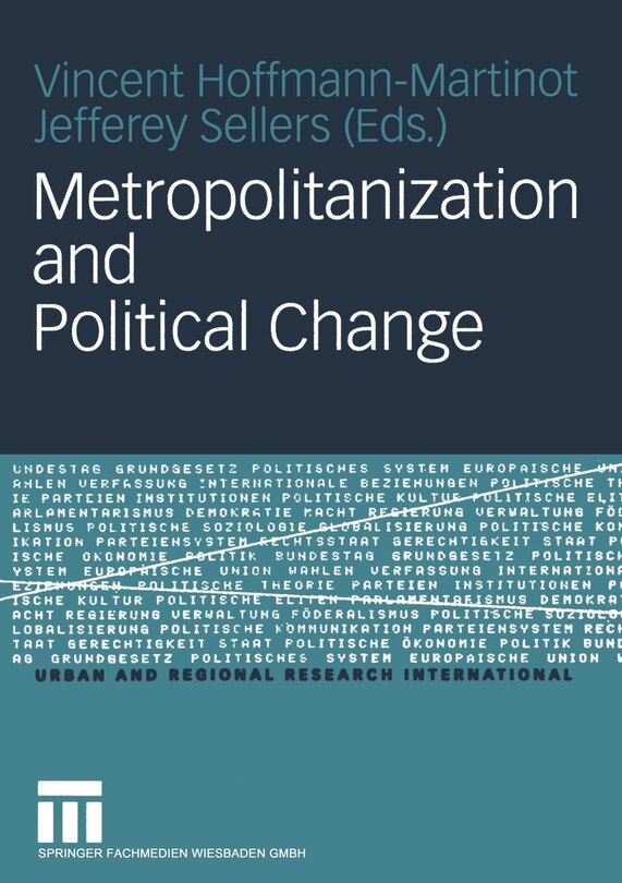 Couverture_Metropolitanization and Political Change