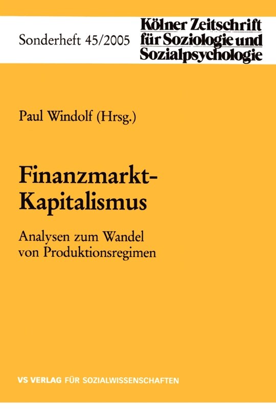 Front cover_Finanzmarkt-Kapitalismus