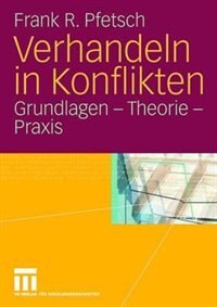 Front cover_Verhandeln in Konflikten