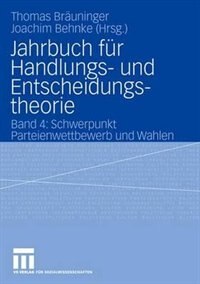 Front cover_Jahrbuch Für Handlungs- Und Entscheidungstheorie