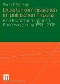 Front cover_Expertenkommissionen Im Politischen Prozess