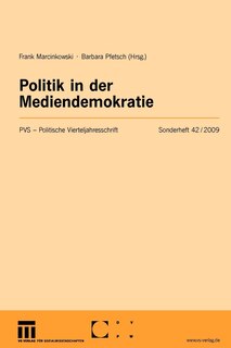 Front cover_Politik In Der Mediendemokratie