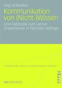 Front cover_Kommunikation Von (nicht-)wissen