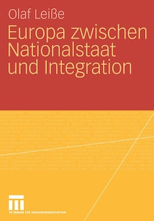 Front cover_Europa zwischen Nationalstaat und Integration