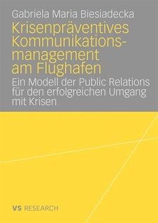 Front cover_Krisenpräventives Kommunikationsmanagement Am Flughafen