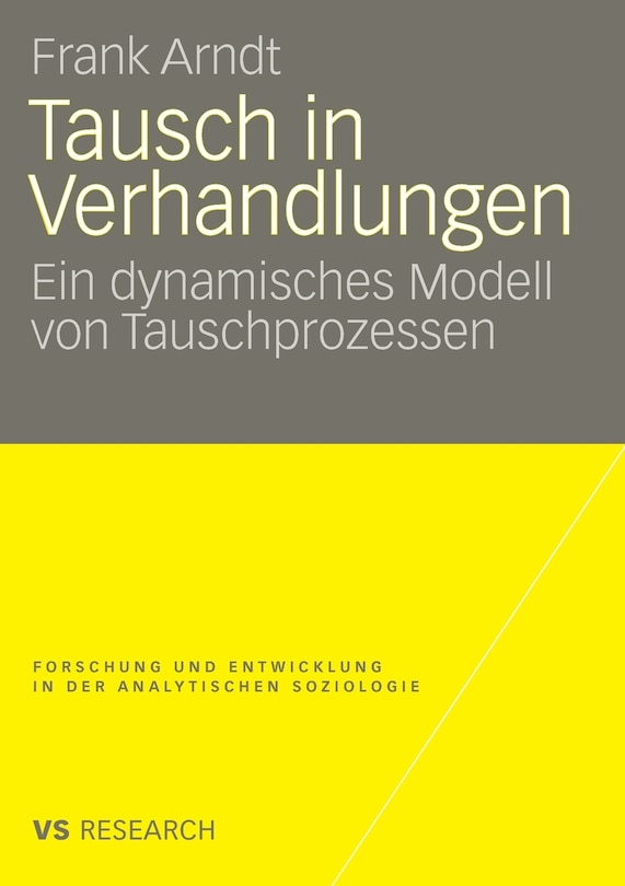 Front cover_Tausch in Verhandlungen