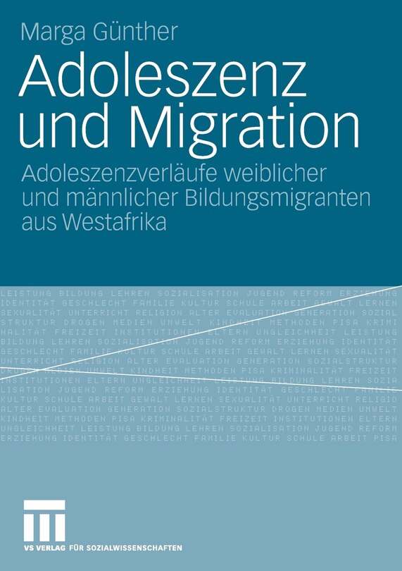 Front cover_Adoleszenz und Migration