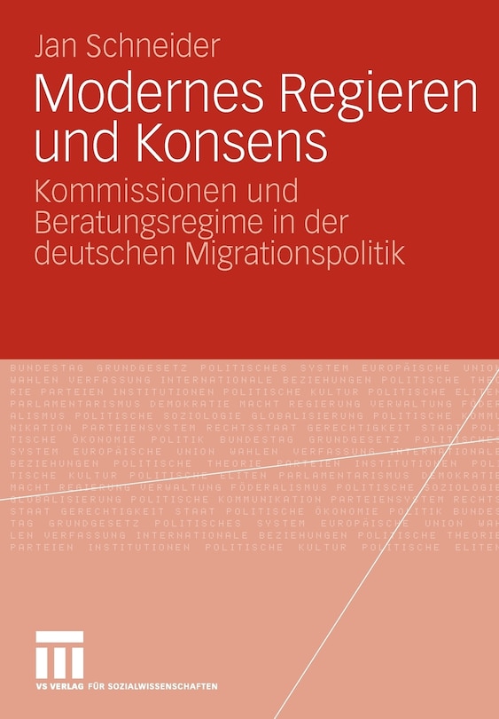 Front cover_Modernes Regieren und Konsens