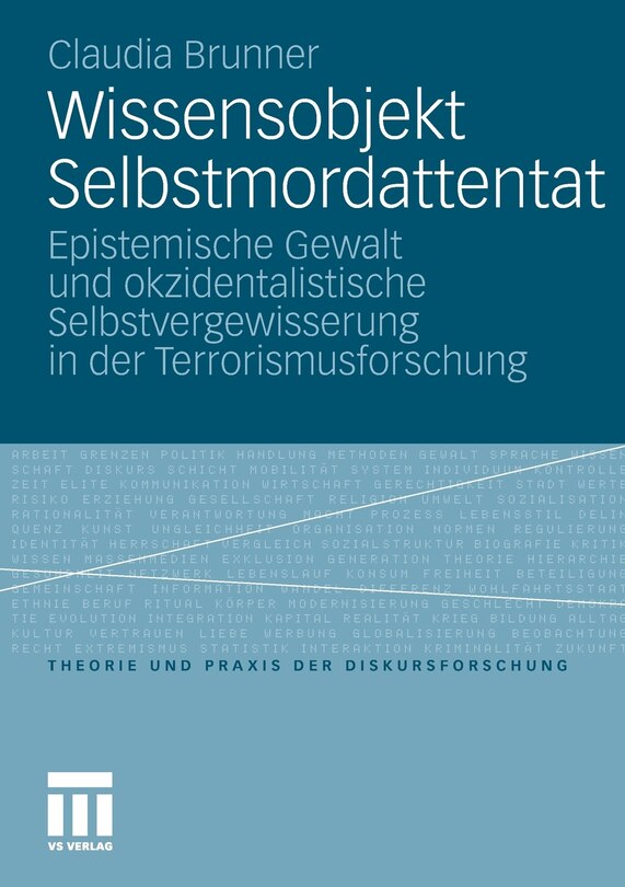 Front cover_Wissensobjekt Selbstmordattentat