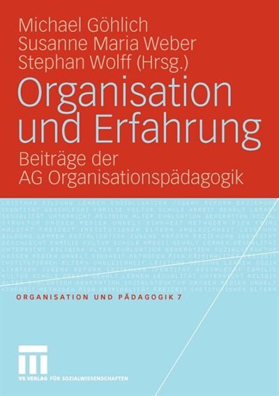 Front cover_Organisation und Erfahrung