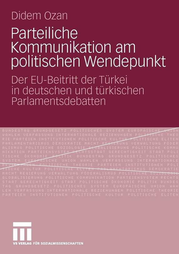 Front cover_Parteiliche Kommunikation Am Politischen Wendepunkt