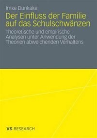 Front cover_Der Einfluss der Familie auf das Schulschwänzen