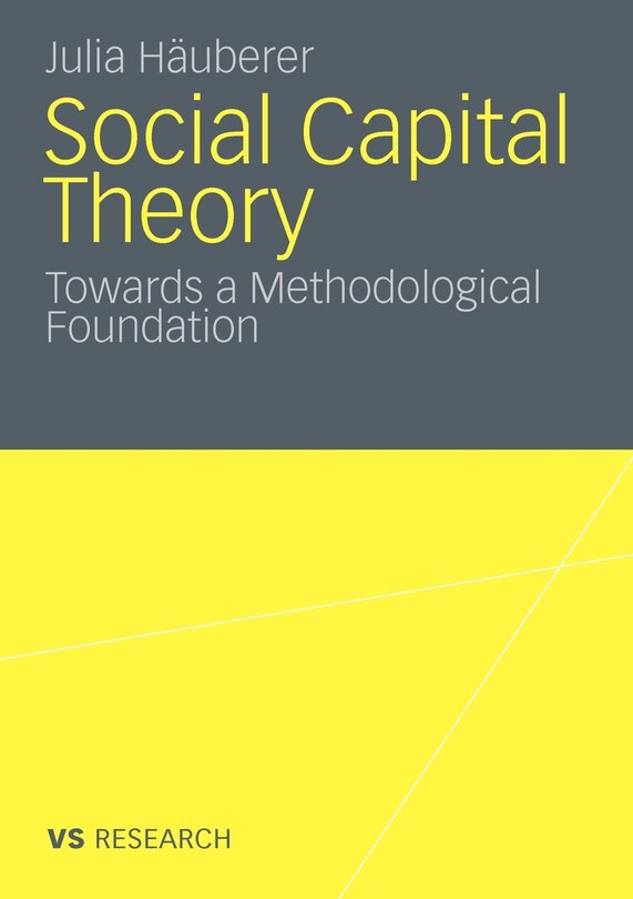 Front cover_Social Capital Theory