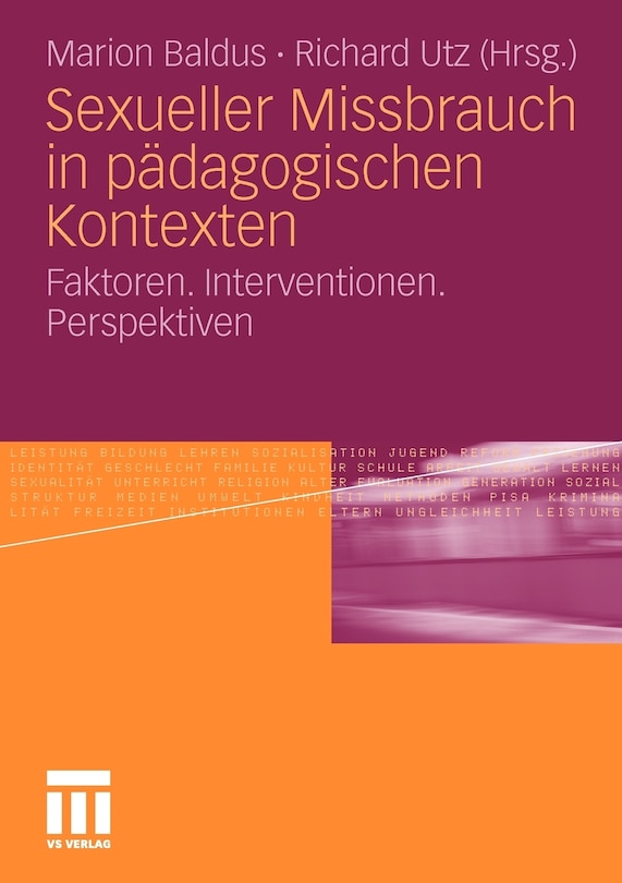 Front cover_Sexueller Missbrauch In Pädagogischen Kontexten