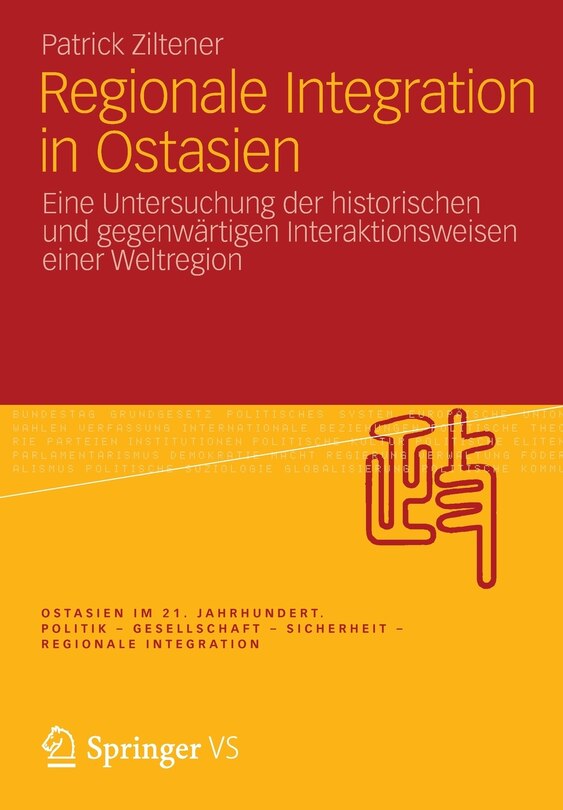 Front cover_Regionale Integration in Ostasien