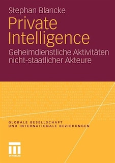 Front cover_Private Intelligence