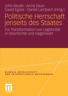 Front cover_Politische Herrschaft Jenseits Des Staates
