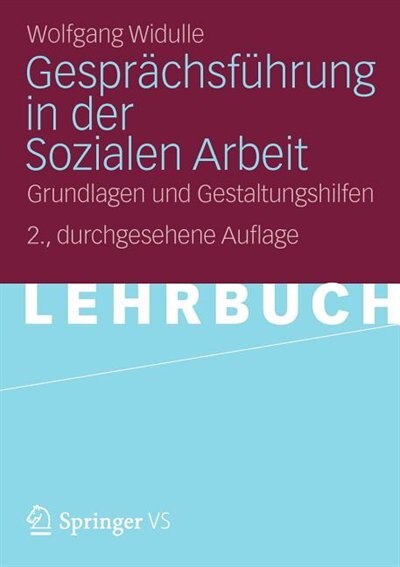 Front cover_Gesprächsführung In Der Sozialen Arbeit