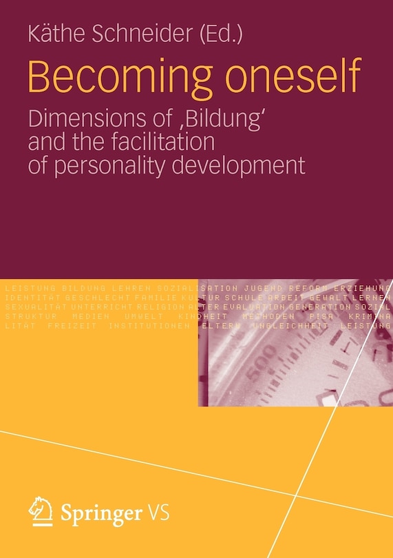 Front cover_Becoming oneself