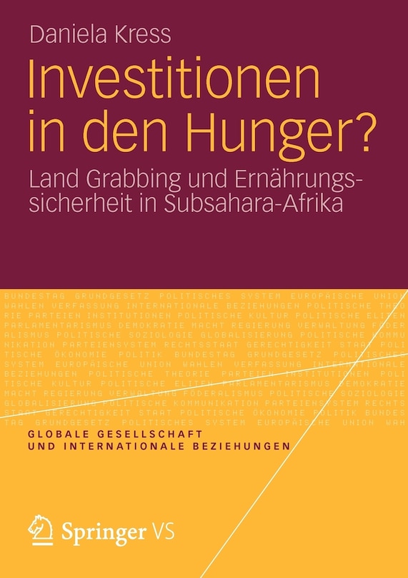 Front cover_Investitionen in den Hunger?