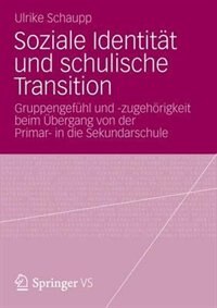 Front cover_Soziale Identität Und Schulische Transition