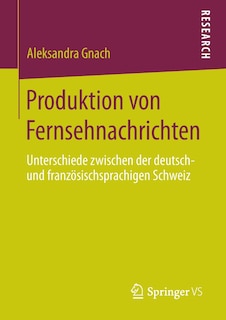 Front cover_Produktion Von Fernsehnachrichten