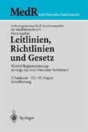 Front cover_Leitlinien, Richtlinien und Gesetz