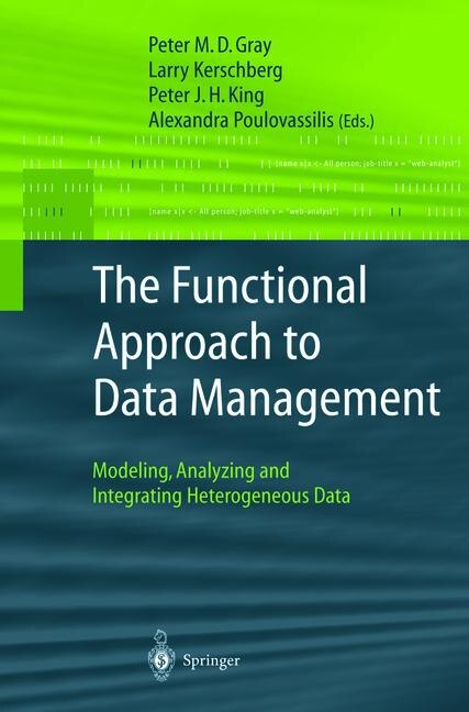 Front cover_The Functional Approach to Data Management