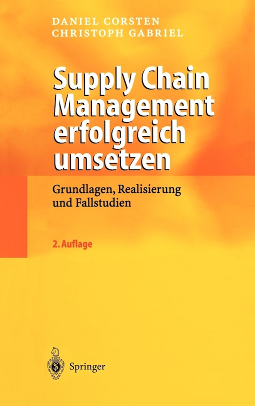 Front cover_Supply Chain Management erfolgreich umsetzen