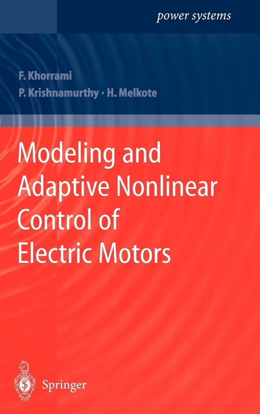 Front cover_Modeling And Adaptive Nonlinear Control Of Electric Motors