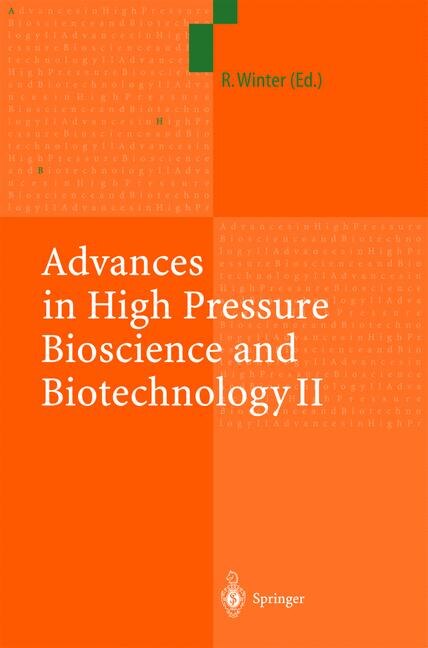 Front cover_Advances in High Pressure Bioscience and Biotechnology II