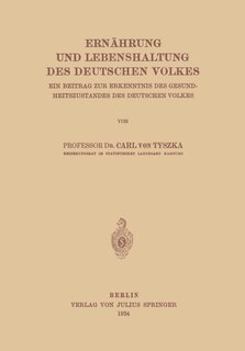 Front cover_Ernährung und Lebenshaltung des Deutschen Volkes