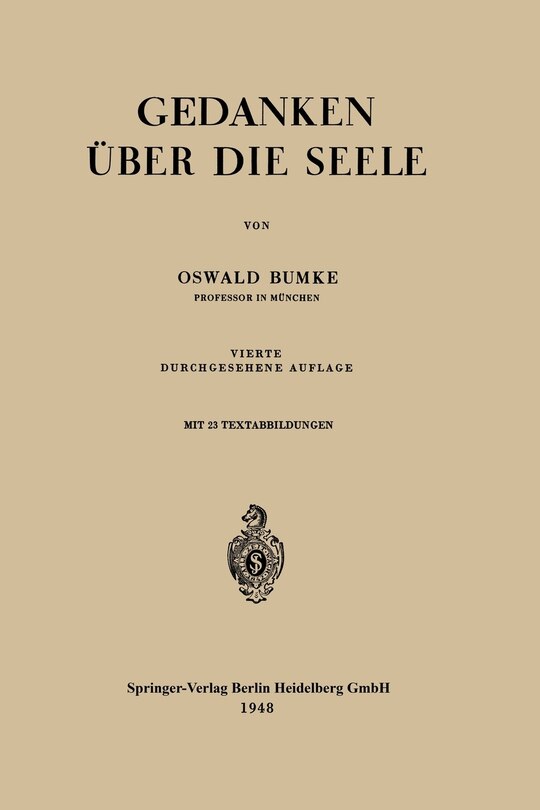Couverture_Gedanken über die Seele