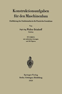 Couverture_Konstruktionsaufgaben für den Maschinenbau