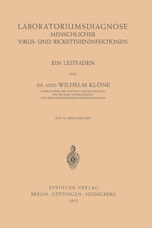 Front cover_Laboratoriumsdiagnose Menschlicher Virus- und Rickettsieninfektionen
