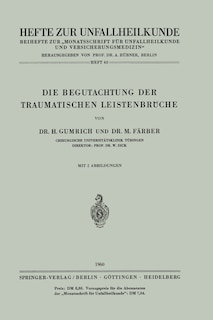 Front cover_Die Begutachtung der Traumatischen Leistenbrüche