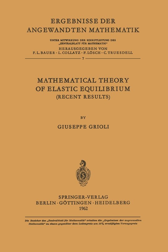 Mathematical Theory of Elastic Equilibrium: Recent Results