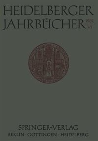 Couverture_Heidelberger Jahrbücher