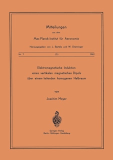 Front cover_Elektromagnetische Induktion eines vertikalen magnetischen Dipols über einem leitenden homogenen Halbraum