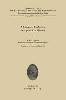 Adjungierte Funktoren und primitive Klassen