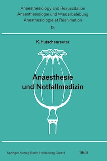 Front cover_Anaesthesie Und Notfallmedizin