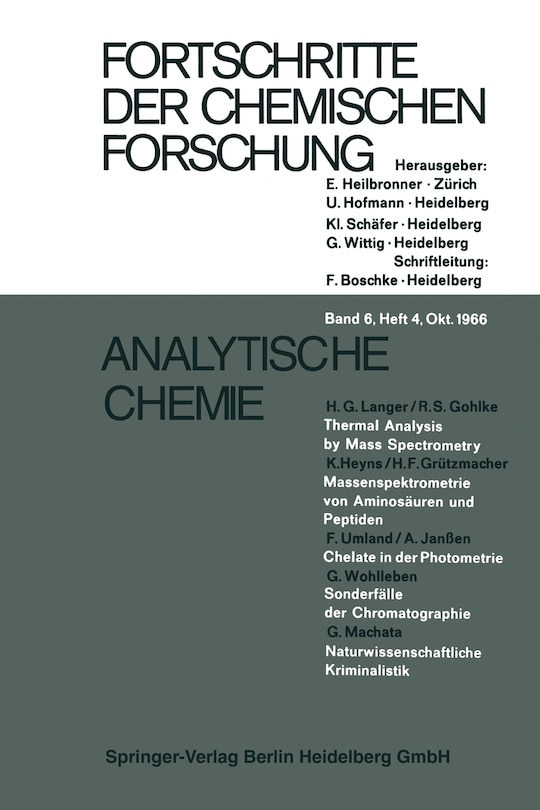 Front cover_Analytische Chemie