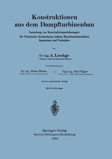 Front cover_Konstruktionen aus dem Dampfturbinenbau