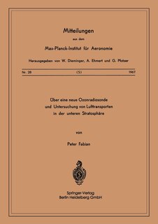 Front cover_Über eine Neue Ozonradiosonde und Untersuchung von Lufttransporten in der Unteren Stratosphäre