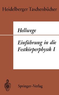 Front cover_Einführung in die Festkörperphysik I