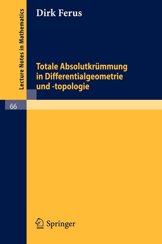 Couverture_Totale Absolutkrümmung in Differentialgeometrie und -topologie