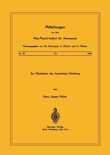 Front cover_Zur Modulation der kosmischen Strahlung