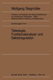 Front cover_Teleologie, Funktionalanalyse Und Selbstregulation (kybernetik)